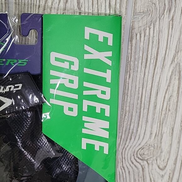 Cutters Football Receiver Black Gloves Exteme Grip Rev Pro 4.0 Adult Large NWT - Picture 2 of 5